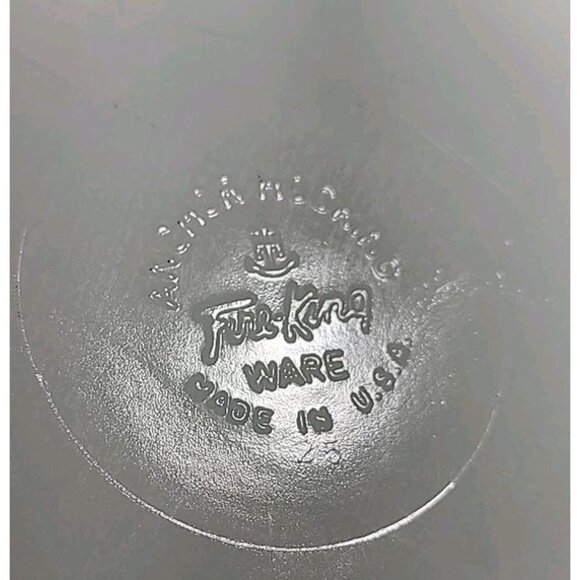 Vintage Fire King White Milk Glass with Gold Trim Divided Dish 3 Section Platter - Picture 5 of 7